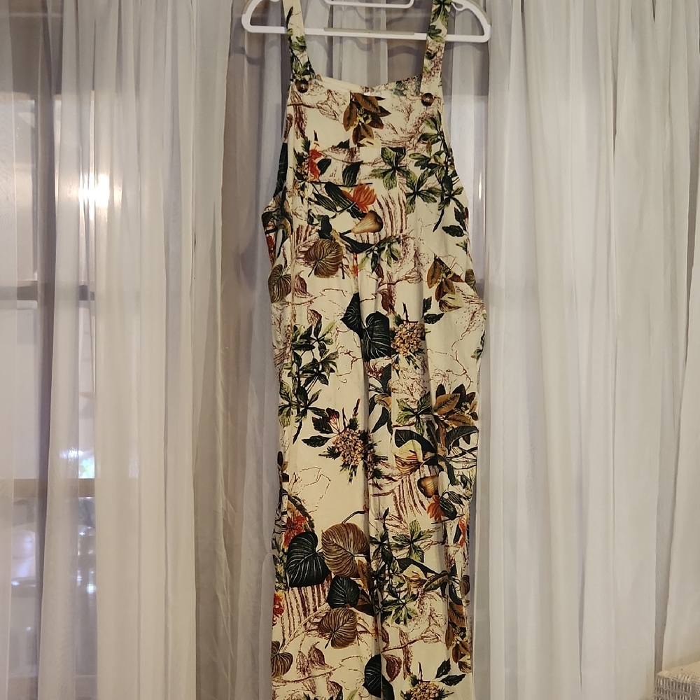Floral Print Jumpsuit